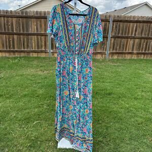 Pinup Fashion Maxi Sealed Dress 20W